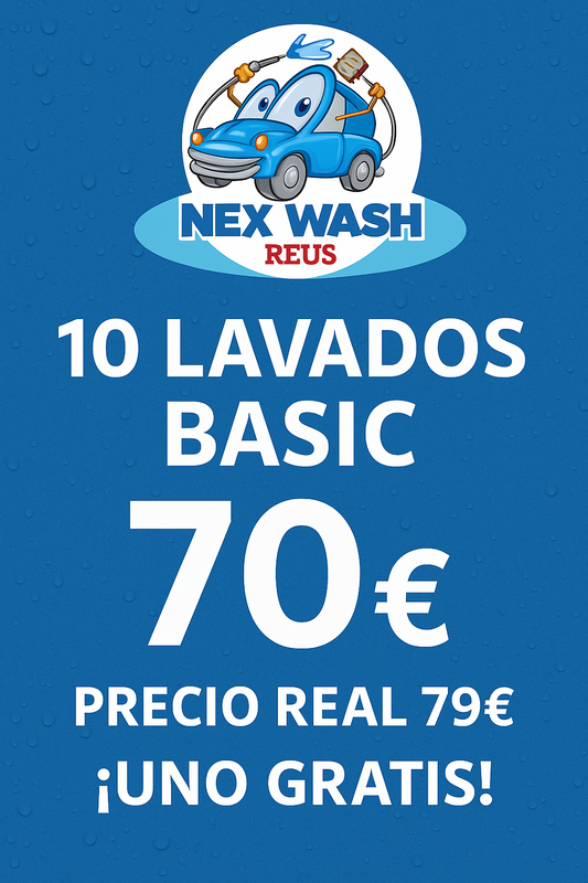 Pack x10 lavados 'BASIC' - Nex Wash Reus